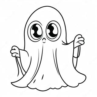 Tegneserie Spogelse Med Store Ojne Farvelaegningsside 19543-4278