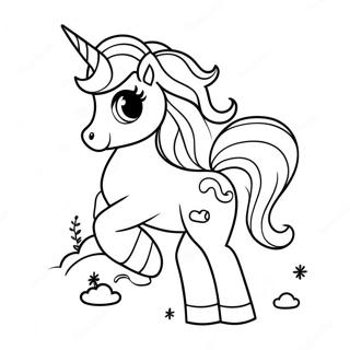 Lisa Frank Regnbue Enhjorning Farvelaegningsside 19821-4322