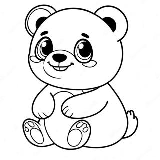 Lisa Frank Sode Panda Farvelaegningsside 19825-4337