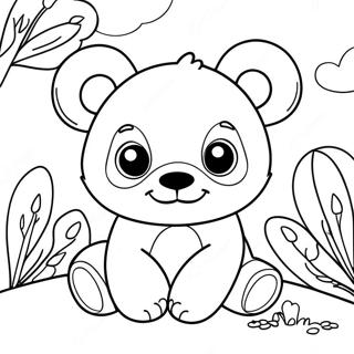 Lisa Frank Sode Panda Farvelaegningsside 19825-4339