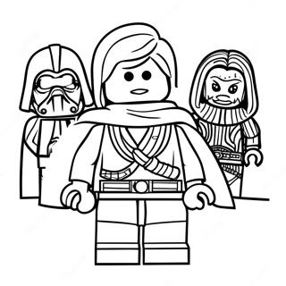Lego Star Wars Jedi Knight Farvelaegningsside 20457-4463