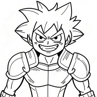 Deku Med All Might Farvelaegningsside 21597-4705