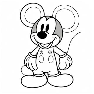 Charmerende Mickey Mouse Farvelaegningsside 24169-5268
