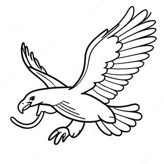Majestaetisk Havorn Der Flyver Farvelaegningsside 24348-5302