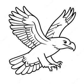 Majestaetisk Havorn Der Flyver Farvelaegningsside 24348-5303