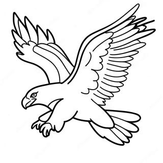Majestaetisk Havorn Der Flyver Farvelaegningsside 24348-5304
