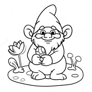 Nisse Der Leger Med En Fro Farvelaegningsside 24443 5329