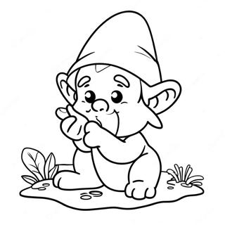 Nisse Der Leger Med En Fro Farvelaegningsside 24443 5332