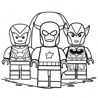 Lego Avengers Farvelægningsider