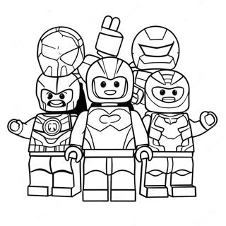 Lego Avengers Team Farvelaegningsside 26717-5822