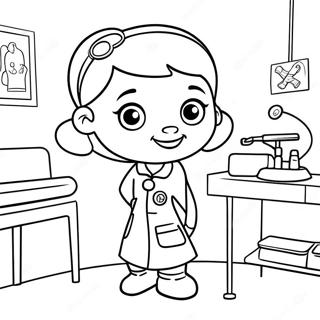 Doc Mcstuffins I Klinikken Farvelaegningsside 27295-5938