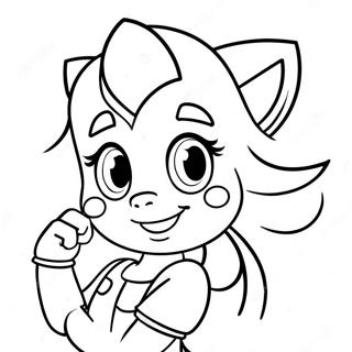 Amy Rose Smilende Farvelaegningsside 27749-6034