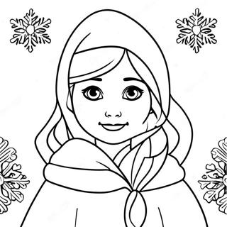 Anna Med Snefnug Farvelaegningsside 27941 6079