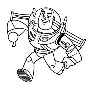 Buzz Lightyear Flyvende Farvelaegningsside 28397-6179