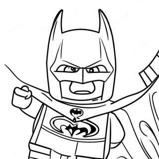 Lego Batman I Aktion Farvelaegningsside 29294-6375