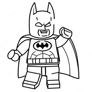 Lego Batman I Aktion Farvelaegningsside 29294-6376