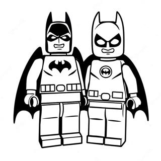 Lego Batman Og Robin Farvelaegningsside 29295-6377