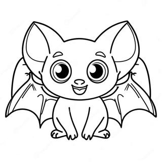 Glad Flagermus Med Store Ojne Farvelaegningsside 29482 6422