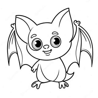 Glad Flagermus Med Store Ojne Farvelaegningsside 29482 6424