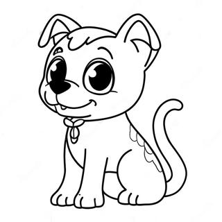 Coco Dante Hunden Farvelaegningsside 30468-6651