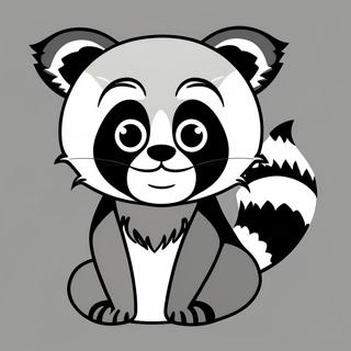 Elskelig Rod Panda Med Store Ojne Farvelaegningsside 30727-6703