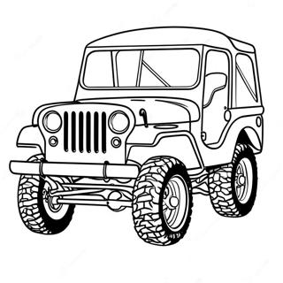 Klassisk Jeep Off Road Farvelaegningsside 30812-6714