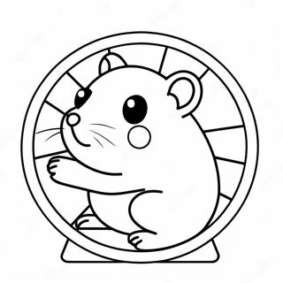 Sod Hamster I Et Hjul Farvelaegningsside 31645-6894