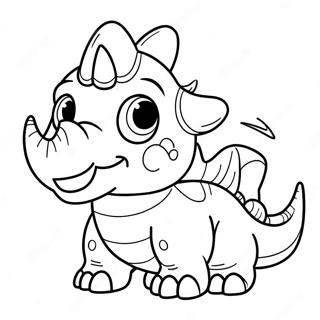 Triceratops Farvelægningsider