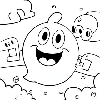 Pac Man Jager Spogelser Farvelaegningsside 35871-7837