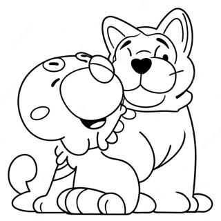 Garfield Med Odie Farvelaegningsside 36232-7922