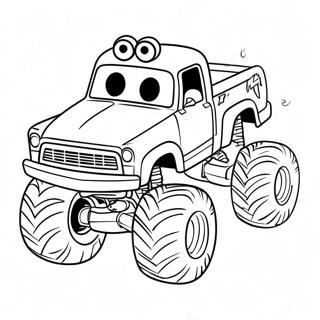 Blaze Monstertruck Racing Farvelaegningsside 37554-8194