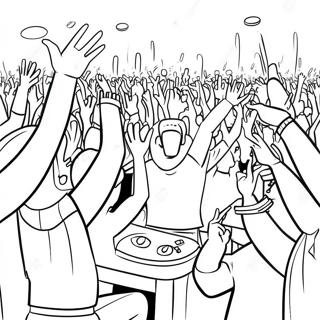 Y2k Musikfestival Scene Farvelaegningsside 38459-8408