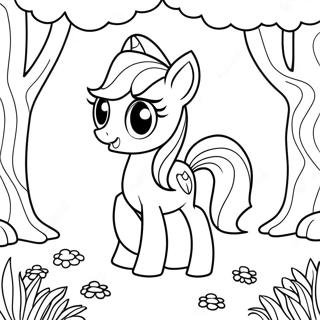 Twilight Sparkle I Magisk Skov Farvelaegningsside 39286-8575