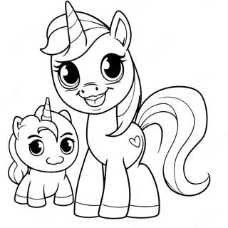 Twilight Sparkle Med Venner Farvelaegningsside 39287-8580