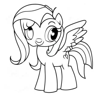 Twilight Sparkle Med Rainbow Dash Farvelaegningsside 39290 8589