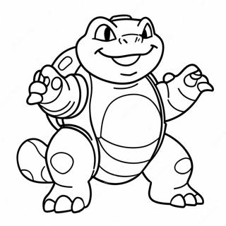 Blastoise Kampstilling Farvelaegningsside 40831-8918