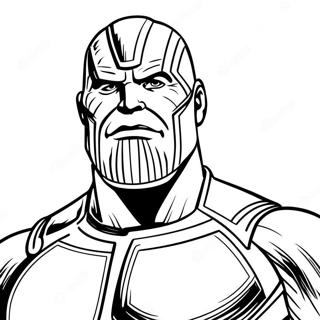 Thanos Med Uendelighedshandske Farvelaegningsside 41629-9093