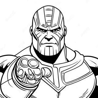 Thanos Med Uendelighedshandske Farvelaegningsside 41629-9094