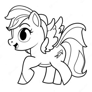 Rainbow Dash I Et Lob Farvelaegningsside 42461-9282