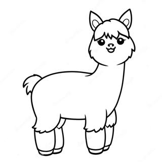 Bedarende Baby Lama Farvelaegningssiden 42635-9315