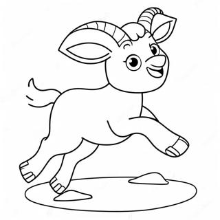 Sjov Ged Der Hopper Farvelaegningssiden 42819-9359