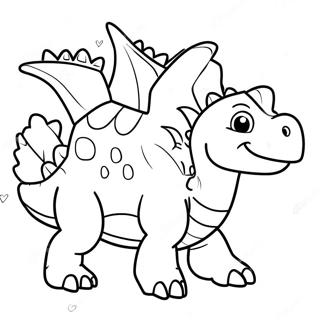 Stegosaurus Farvelægningsider