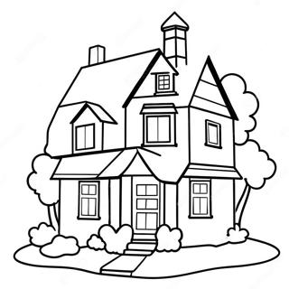 Op Farverig Hus Farvelaegningsside 43995 9620