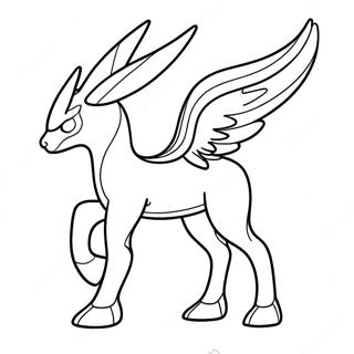 Arceus I Aktion Farvelaegningsside 44708-9777