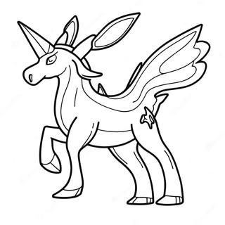 Arceus I Aktion Farvelaegningsside 44708-9778