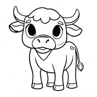 Tegneserie Tyr Med Store Ojne Farvelaegningsside 45225-9910