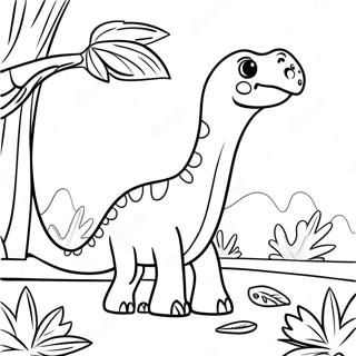 Brachiosaurus Farvelægningsider