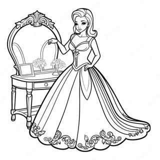 Rarity Designer En Kjole Farvelaegningsside 4560 1431