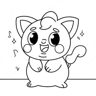 Jigglypuff Synger Pa Scenen Farvelaegningsside 45662-9996