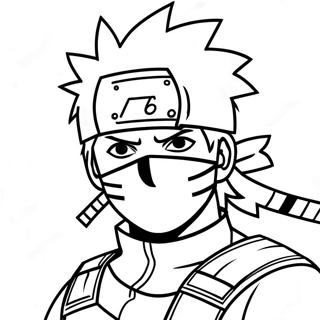 Kakashi I Ninja Outfit Farvelaegningsside 46326 10149